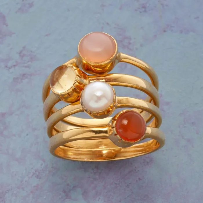 Women Marmelada Ring Set Sundance Catalog Rings