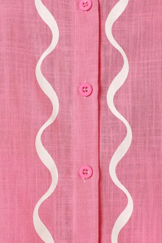 Women Matching Sets Petal and Pup Sunshine Short Set Pink