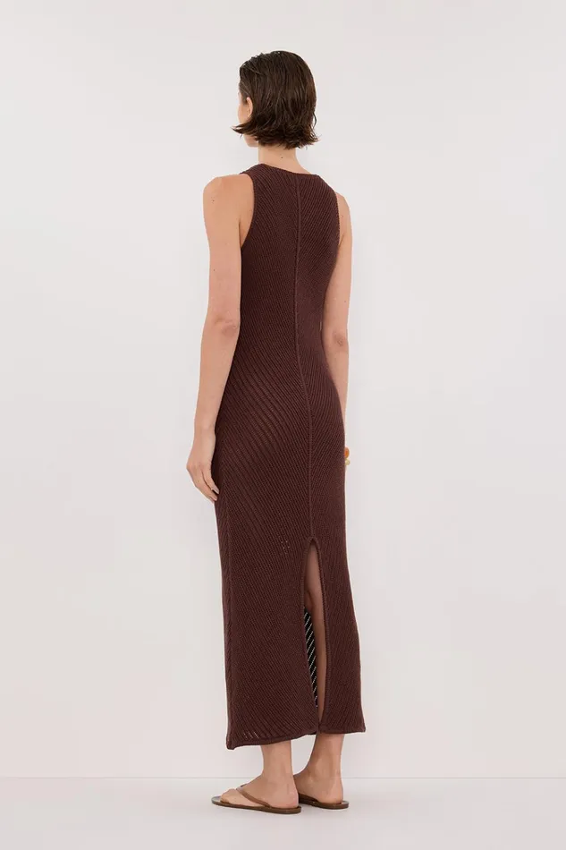 Women Maxi Dresses DISSH BLOOM CHOC CROCHET MAXI DRESS