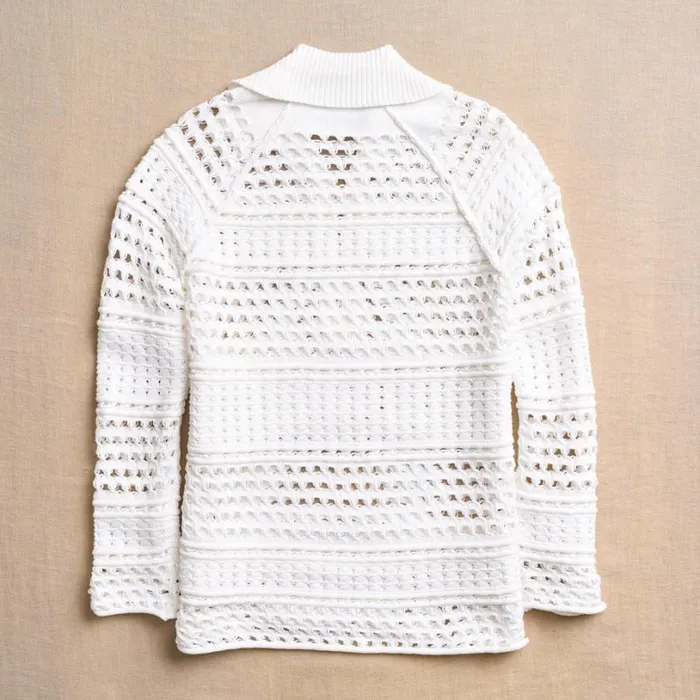 Women Mayumi Sweater Navy Sundance Catalog Sweaters