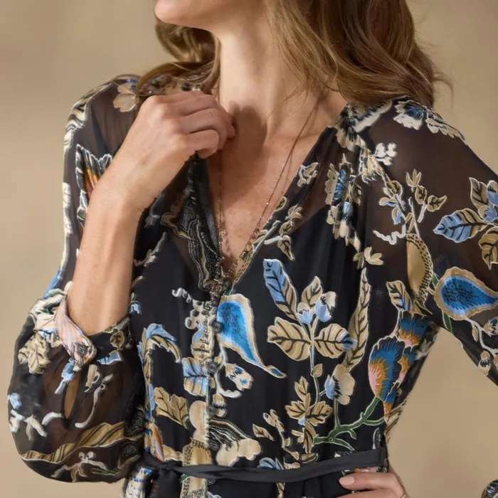 Women Melina Maxi Dress Floral Sundance Catalog Dresses and Jumpsuits