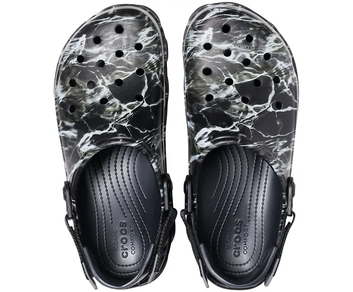 WomenMen Crocs Classic AllTerrain Mossy Oak Elements Clog Black Clogs