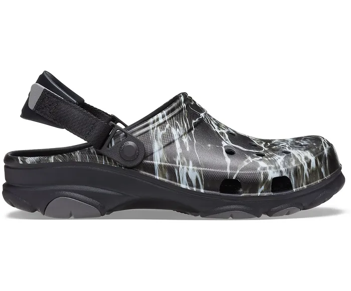 WomenMen Crocs Classic AllTerrain Mossy Oak Elements Clog Black Clogs