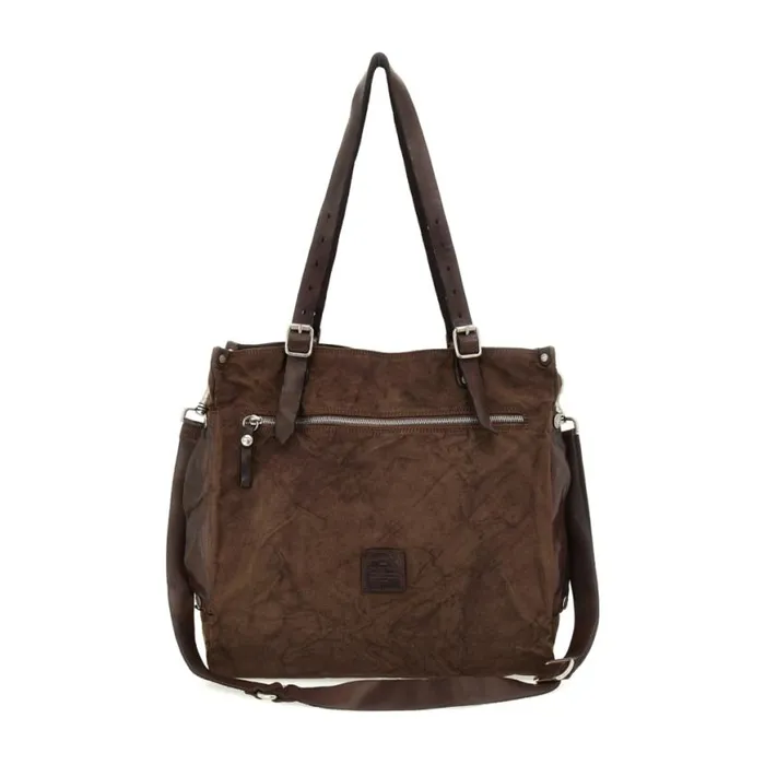 WomenMen Saturno Brown Campomaggi ShoppersTote Bags