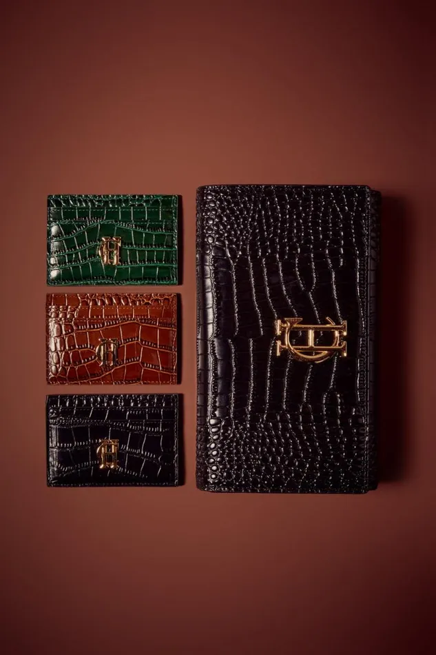 WomenMen Small Leather Goods Holland Cooper Chelsea Card Holder Emerald Croc WomenMen Small Leather Goods Holland Cooper Chelsea Card Holder Emerald Croc