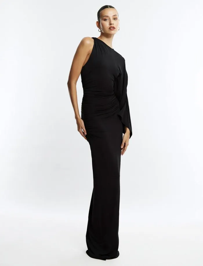 Women Merritt Evening Gown Black BCBG Dresses