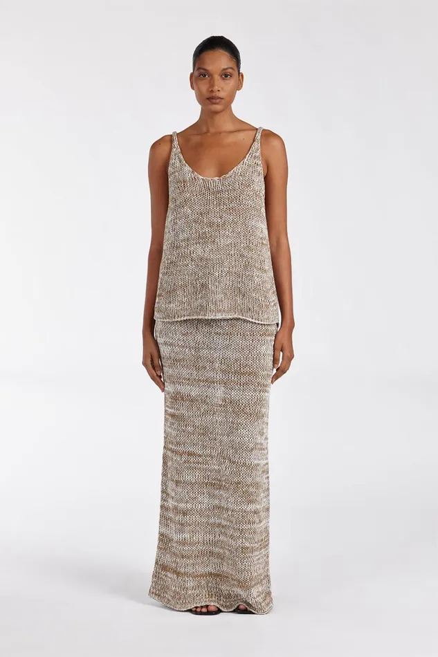 Women Midi DISSH HEIDI TAN MARLE MIDI SKIRT