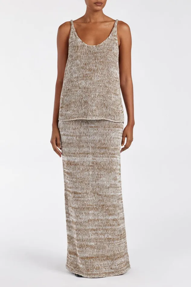 Women Midi DISSH HEIDI TAN MARLE MIDI SKIRT