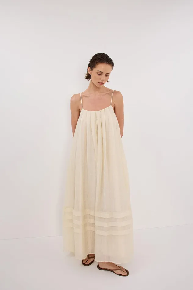 Women Midi Dresses DISSH TAHITI LEMON MIDI DRESS