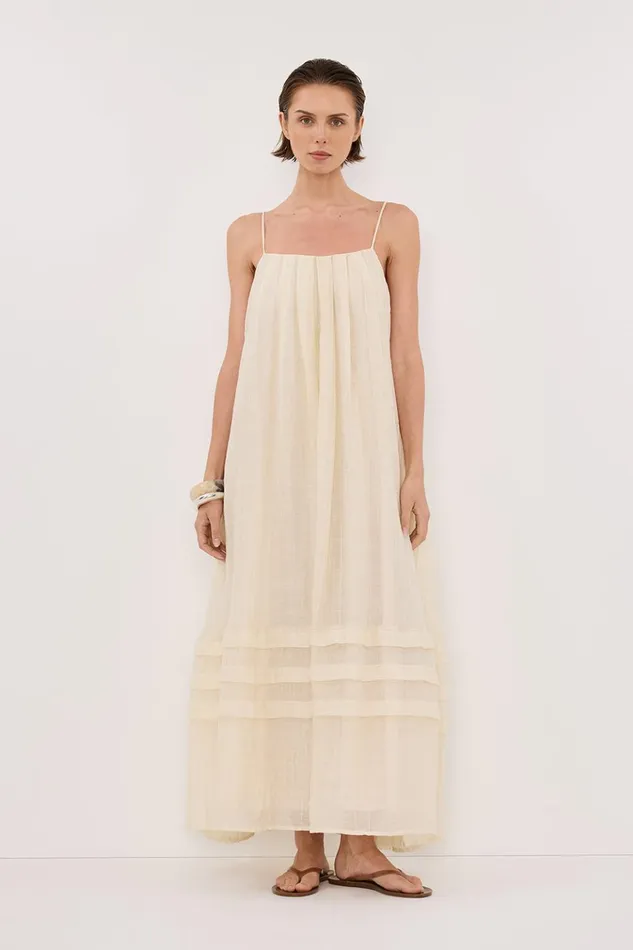 Women Midi Dresses DISSH TAHITI LEMON MIDI DRESS