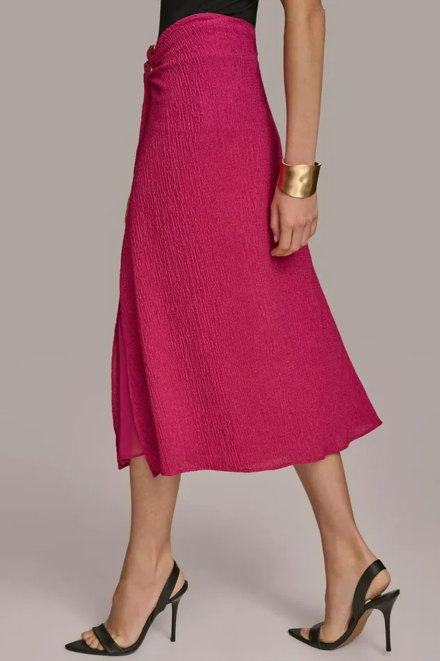 Women MIDI SKIRT WITH FRONT SLIT Cactus Flower Donna Karan New York Skirts Women MIDI SKIRT WITH FRONT SLIT Cactus Flower Donna Karan New York Skirts