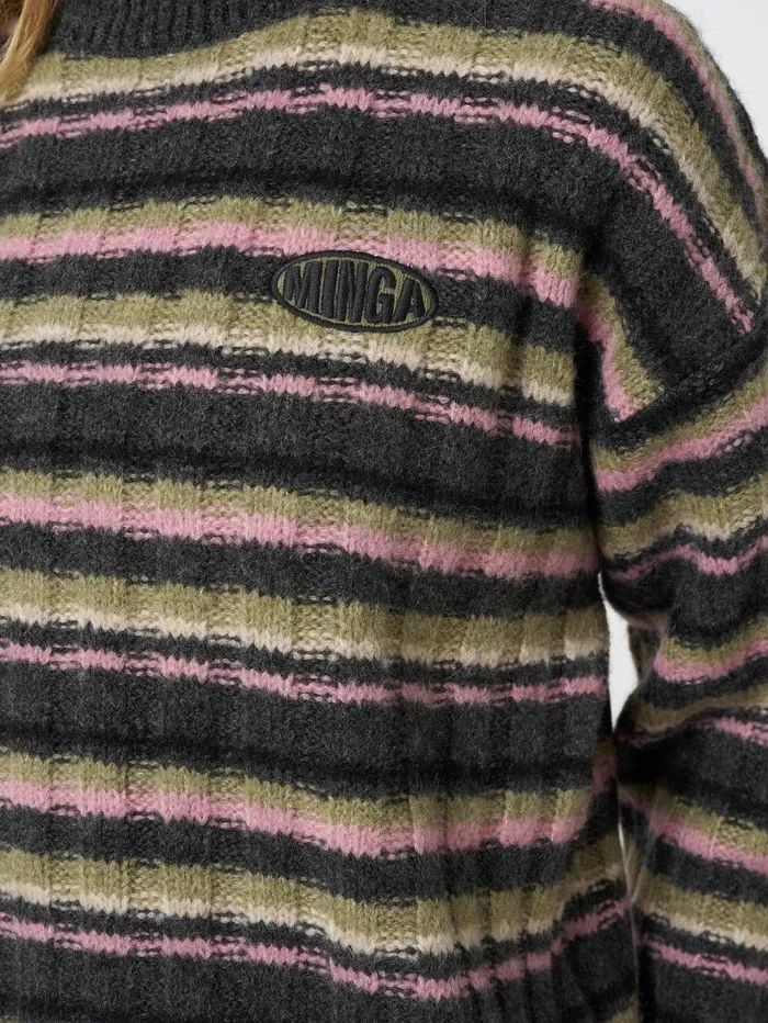 Women Minga London Knitwear Evelyn Striped Knit Sweater