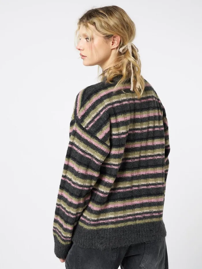 Women Minga London Knitwear Evelyn Striped Knit Sweater