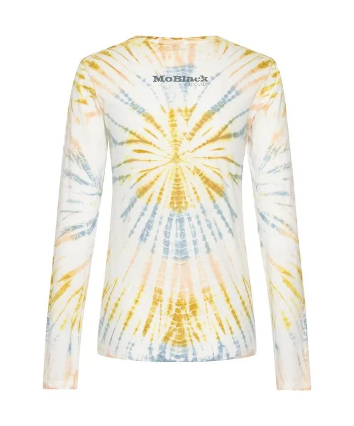 Women MOBLACK MIND FREQUENCIES FITTED FERN LONGSLEEVE TE One Teaspoon Basic Tees