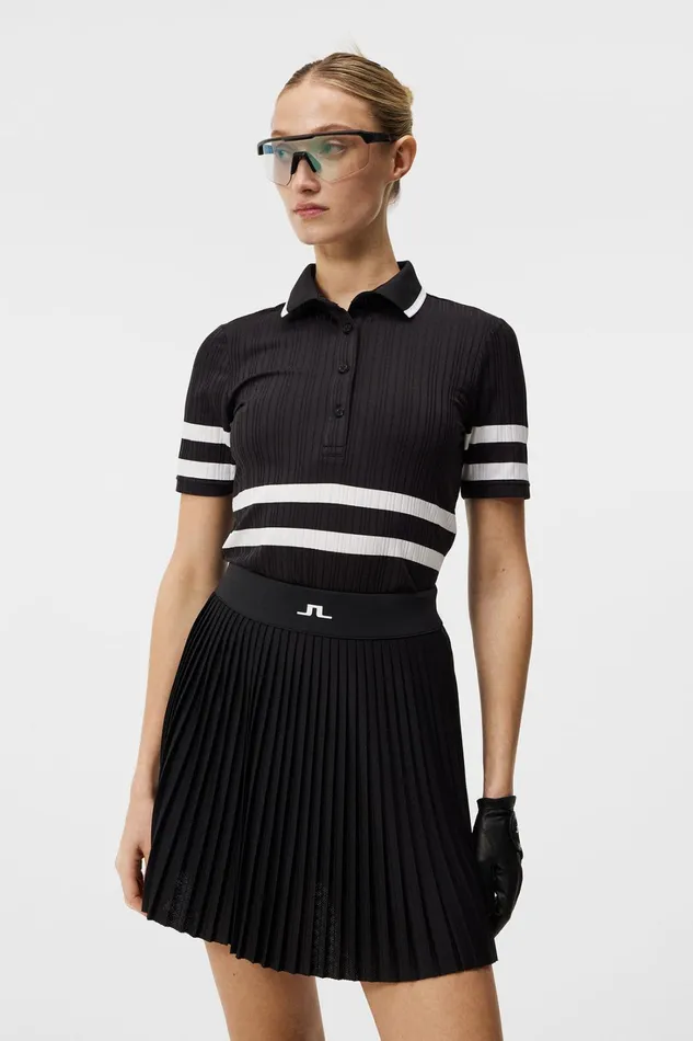 Women Moira Polo Black JLindeberg Polo Shirts