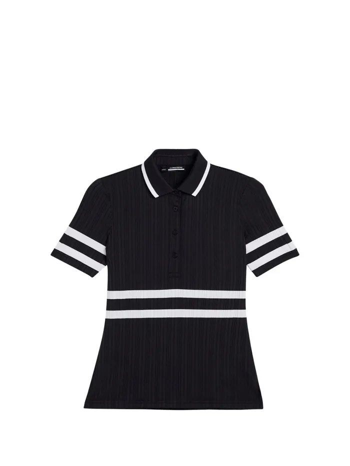 Women Moira Polo Black JLindeberg Polo Shirts