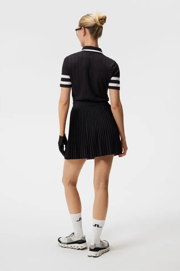Women Moira Polo Black JLindeberg Polo Shirts