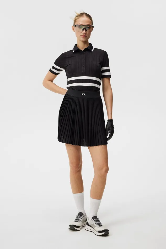 Women Moira Polo Black JLindeberg Polo Shirts