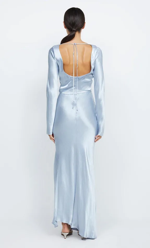 Women MOON DANCE LONG SLEEVE MAXI DRESS 8211 DUSTY BLUE Bec Bridge Maxi Dresses