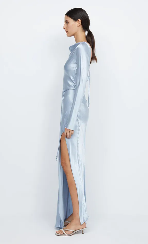 Women MOON DANCE LONG SLEEVE MAXI DRESS 8211 DUSTY BLUE Bec Bridge Maxi Dresses