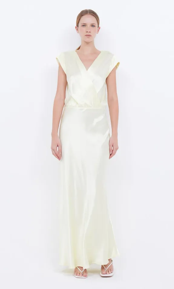 Women MOON DANCE MAXI DRESS 8211 ICE YELLOW Bec Bridge Wedding Guest