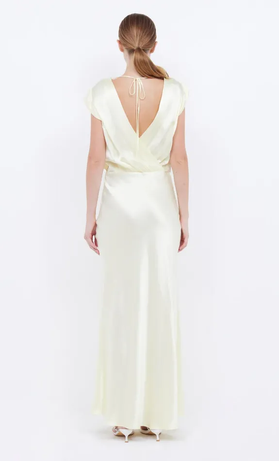Women MOON DANCE MAXI DRESS 8211 ICE YELLOW Bec Bridge Wedding Guest