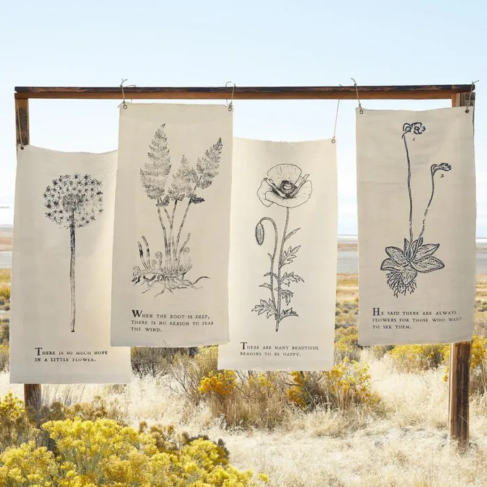 Women Native Flower Prints Sundance Catalog Decor