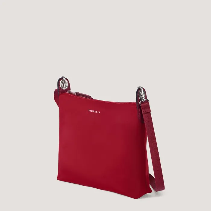 Women Nelly Crossbody Bag Red Nylon Fiorelli Crossbody Bags
