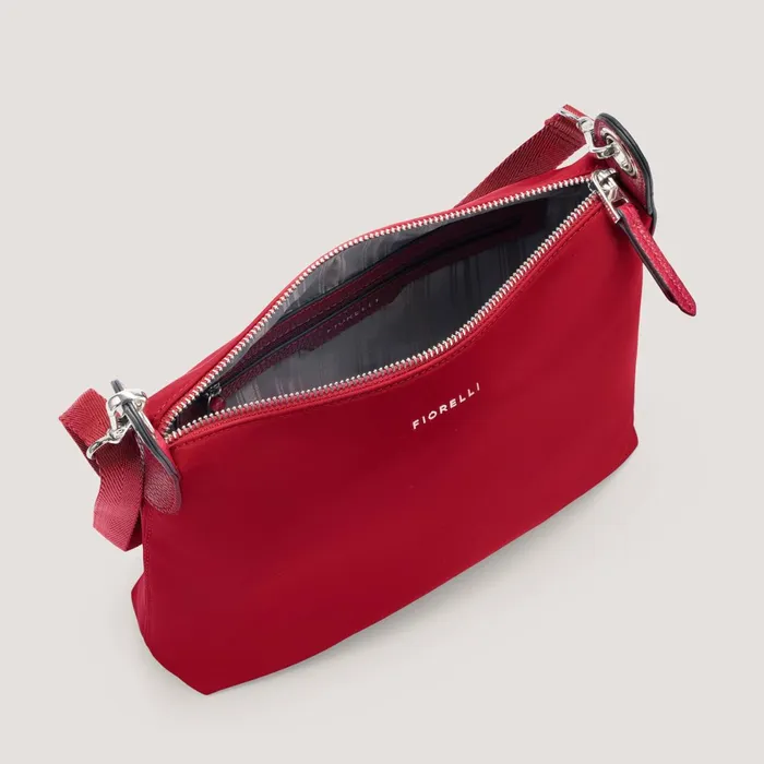 Women Nelly Crossbody Bag Red Nylon Fiorelli Crossbody Bags