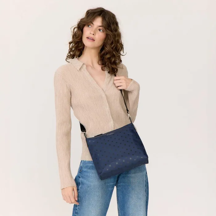 Women Nelly Crossbody Bag Star Print Nylon Fiorelli Crossbody Bags