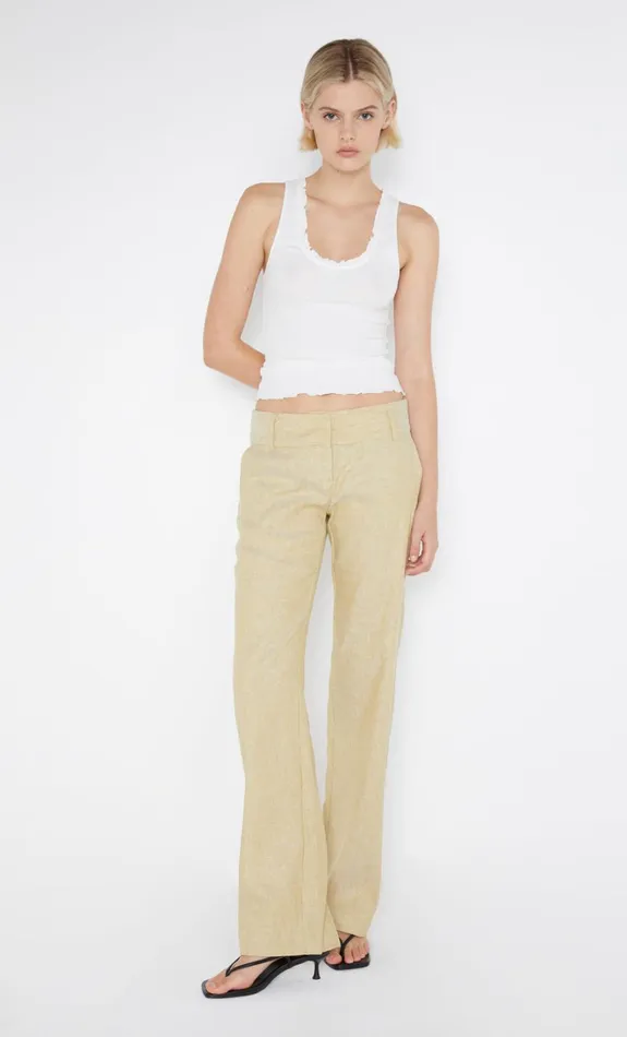 Women NEVA STRAIGHT LEG PANT 8211 STRAW Bec Bridge Shorts Pants