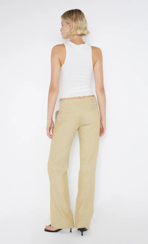 Women NEVA STRAIGHT LEG PANT 8211 STRAW Bec Bridge Shorts Pants