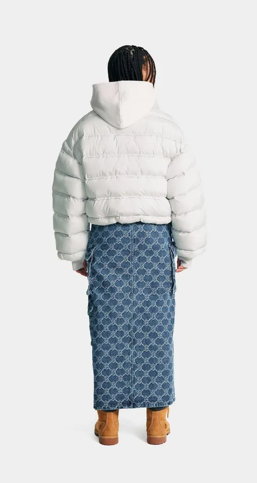 Women Nimbus Grey Sela Puffer Jacket Daily Paper Jackets Women Nimbus Grey Sela Puffer Jacket Daily Paper Jackets