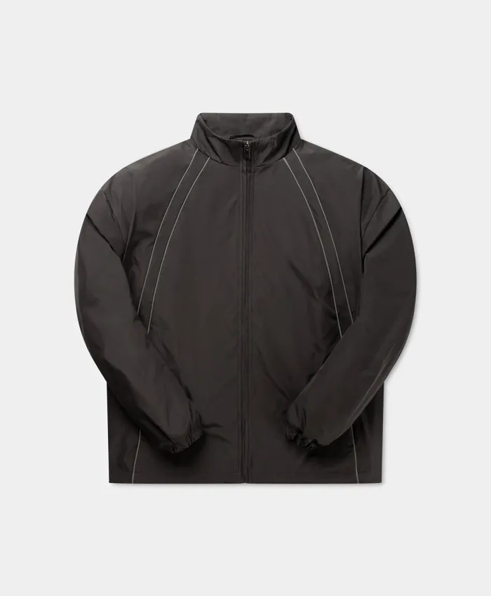 Women Obsidian Black Taye Logo Relaxed Track Jacket Daily Paper Jackets