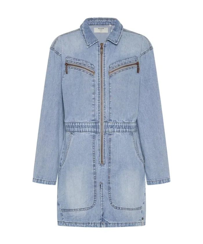 Women OCEAN CHAMBRAY OLIVIA DRESS One Teaspoon Denim Dresses