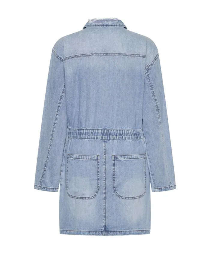 Women OCEAN CHAMBRAY OLIVIA DRESS One Teaspoon Denim Dresses