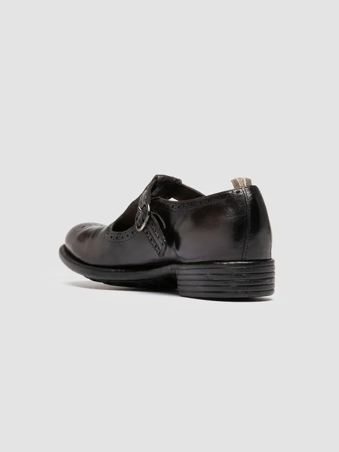 Women Officine Creative Footwear CALIXTE 071 Gray Leather TBar Shoes Women Officine Creative Footwear CALIXTE 071 Gray Leather TBar Shoes