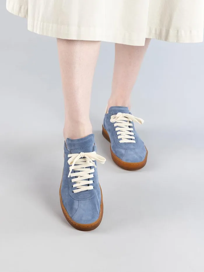 Women Officine Creative Footwear DESTINY 101 Yellow Leather And Suede Low Top Sneakers Women Officine Creative Footwear DESTINY 101 Yellow Leather And Suede Low Top Sneakers