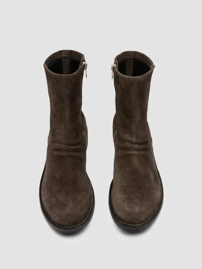 Women Officine Creative Footwear LEGRAND 203 Brown Suede Ankle Boots