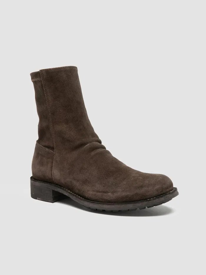 Women Officine Creative Footwear LEGRAND 203 Brown Suede Ankle Boots