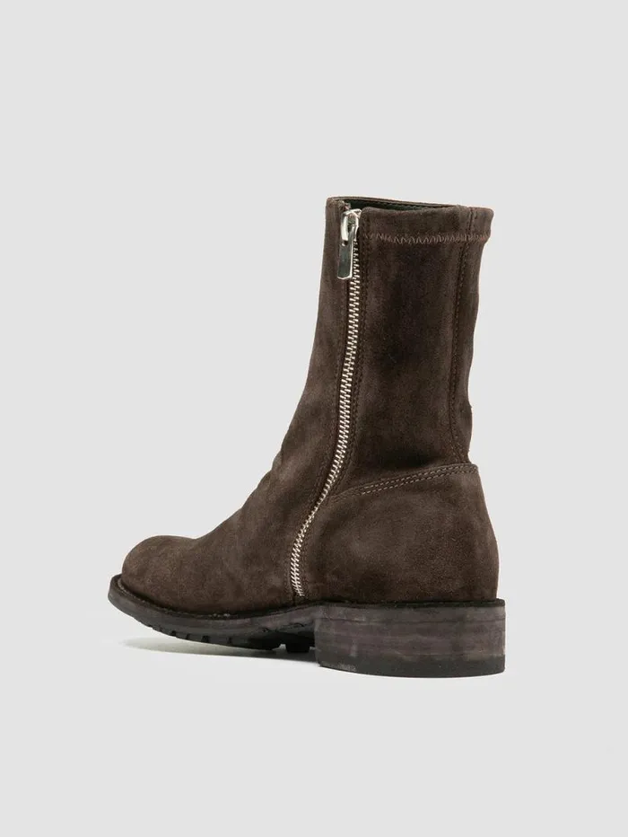 Women Officine Creative Footwear LEGRAND 203 Brown Suede Ankle Boots