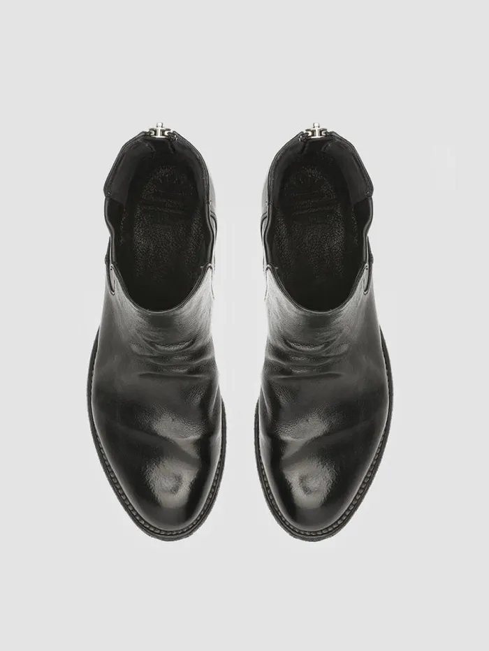 Women Officine Creative Footwear LEXIKON 528 Black Leather Booties Women Officine Creative Footwear LEXIKON 528 Black Leather Booties