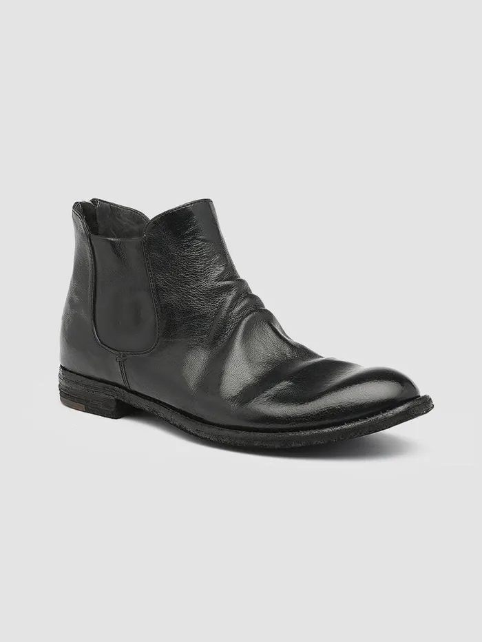 Women Officine Creative Footwear LEXIKON 528 Black Leather Booties Women Officine Creative Footwear LEXIKON 528 Black Leather Booties
