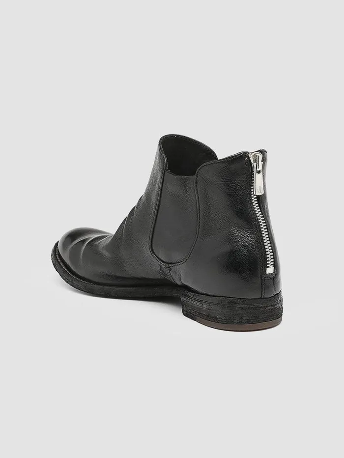 Women Officine Creative Footwear LEXIKON 528 Black Leather Booties Women Officine Creative Footwear LEXIKON 528 Black Leather Booties