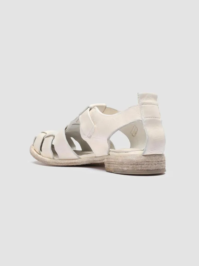 Women Officine Creative Footwear LEXIKON 536 White Leather Sandals