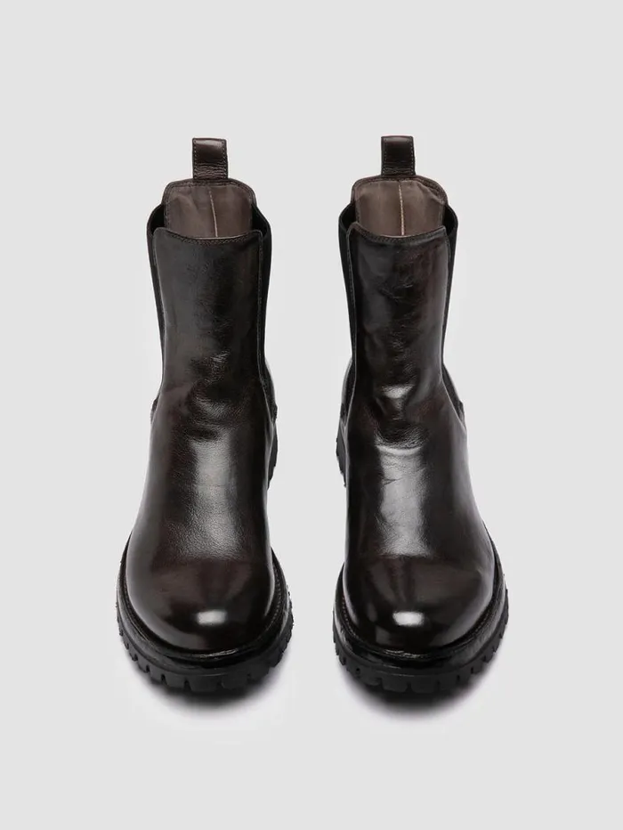 Women Officine Creative Footwear LORAINE 004 Gray Leather Chelsea Boots
