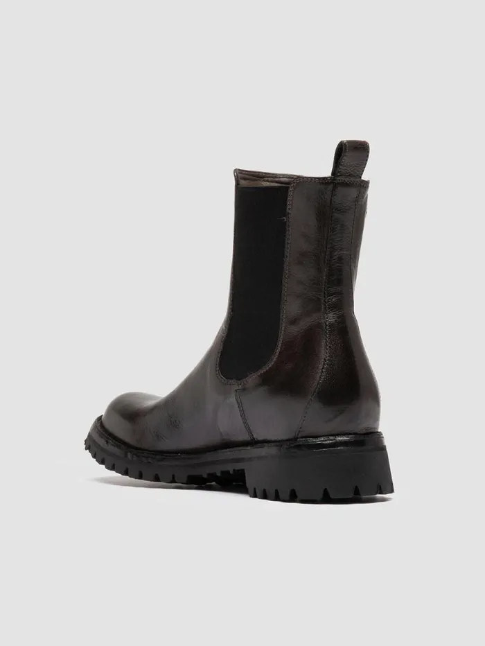 Women Officine Creative Footwear LORAINE 004 Gray Leather Chelsea Boots