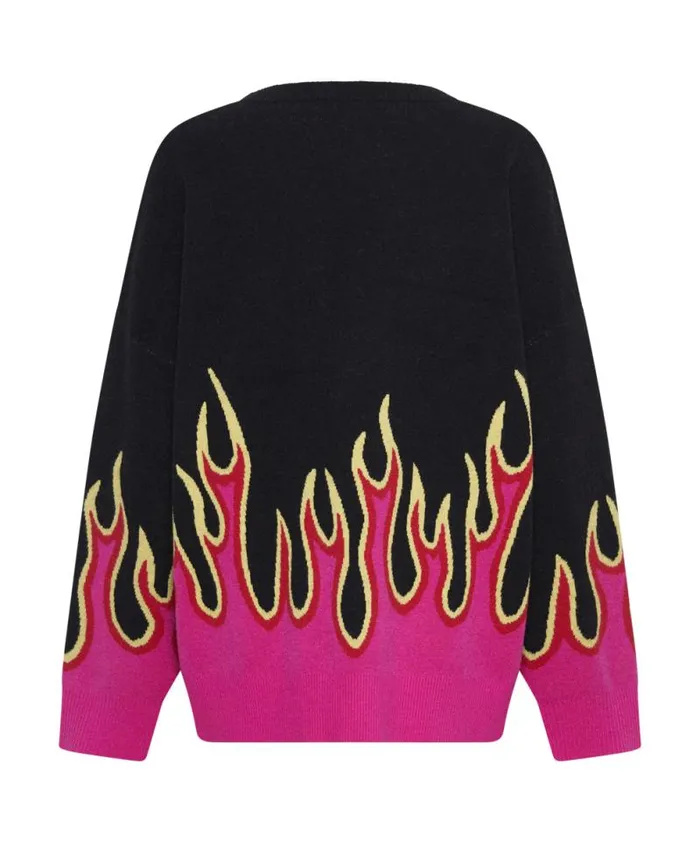 Women ON FIRE INTARSIA SWEATER One Teaspoon Knitwear
