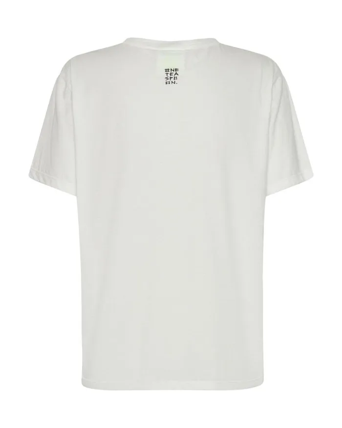 Women ONE TEASPOON LOGO CREW NECK TEE WHITE One Teaspoon Tees and Tanks Women ONE TEASPOON LOGO CREW NECK TEE WHITE One Teaspoon Tees and Tanks