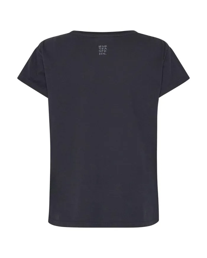 Women ONE TEASPOON ORGANIC SCOOP NECK BASIC TEE BLACK One Teaspoon Tees and Tanks Women ONE TEASPOON ORGANIC SCOOP NECK BASIC TEE BLACK One Teaspoon Tees and Tanks
